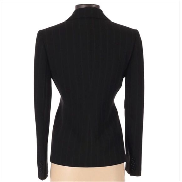 Ann Taylor petite 3 button pinstriped blazer size 0 Petite - Picture 2 of 8